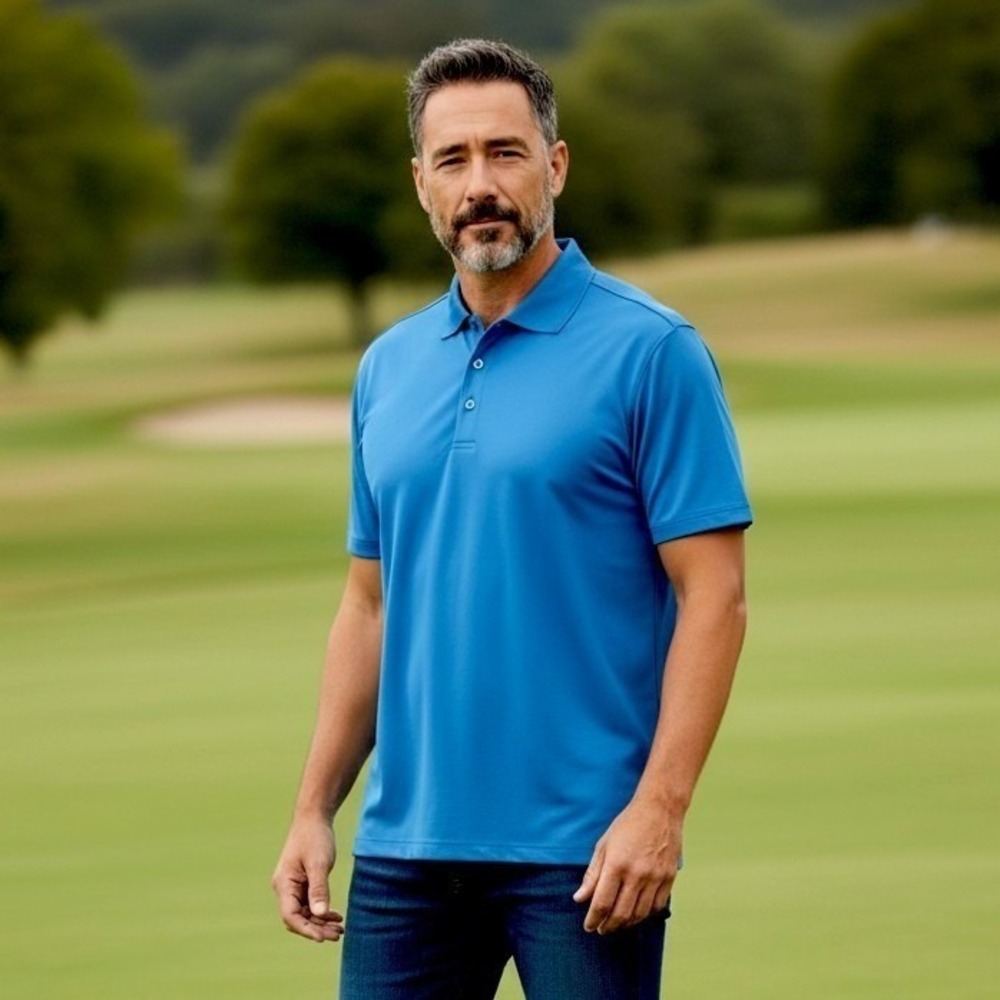 CORE 365 Men's Electric Blue Performance Polo Shirt XL Moisture Wicking UV‎ Pro